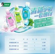 黑人（DARLIE）清新护龈漱口水套装3支 清洁护龈 清新口